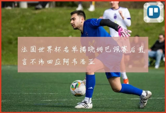 法国世界杯名单揭晓姆巴佩赛后直言不讳回应阿韦洛亚